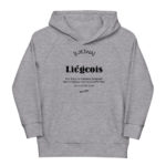 "Liégeois... Dieu vivant" Sweat à capuche éco-friendly enfant – Image 2