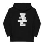 "Londres, Paris, New-York... Liège" Sweat à capuche éco-friendly enfant – Image 2