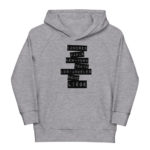 "Londres, Paris, New-York... Liège" Sweat à capuche éco-friendly enfant