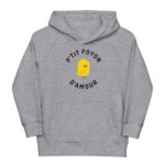 "P'tit poyon d'amour" Sweat à capuche éco-friendly enfant