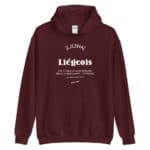 "Liégeois... Dieu vivant" Sweat à capuche – Image 7