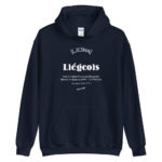 "Liégeois... Dieu vivant" Sweat à capuche – Image 3