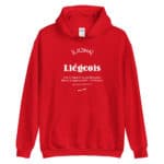 "Liégeois... Dieu vivant" Sweat à capuche – Image 8