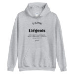 "Liégeois... Dieu vivant" Sweat à capuche – Image 4