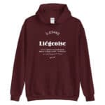 "Liégeoise... Déesse de la Création" Sweat à capuche – Image 7