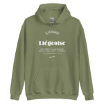 "Liégeoise... Déesse de la Création" Sweat à capuche – Image 4