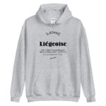 "Liégeoise... Déesse de la Création" Sweat à capuche – Image 6