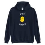 "P'tit poyon" Sweat à capuche – Image 6