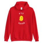 "P'tit poyon" Sweat à capuche – Image 8
