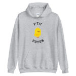 "P'tit poyon" Sweat à capuche – Image 3