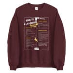 "Boulets à la liégeoise" Sweatshirt – Image 6