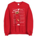 "Boulets à la liégeoise" Sweatshirt – Image 8