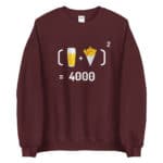 "Chope et frites au Carré" Sweatshirt – Image 8