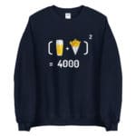 "Chope et frites au Carré" Sweatshirt – Image 5