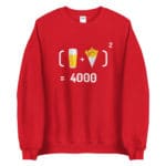 "Chope et frites au Carré" Sweatshirt – Image 4