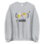 "Chope et frites au Carré" Sweatshirt – Image 6
