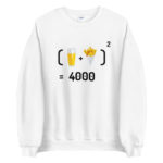 "Chope et frites au Carré" Sweatshirt – Image 2
