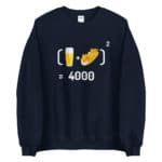 "Chope et mitraillette au Carré" Sweatshirt – Image 5