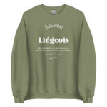 "Liégeois... Dieu vivant" Sweatshirt – Image 4