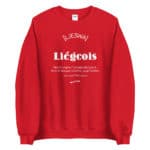 "Liégeois... Dieu vivant" Sweatshirt – Image 7
