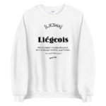 "Liégeois... Dieu vivant" Sweatshirt – Image 2