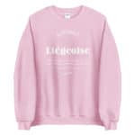 "Liégeoise... Déesse de la Création" Sweatshirt – Image 4