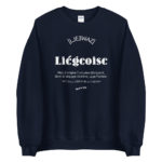 "Liégeoise... Déesse de la Création" Sweatshirt – Image 8
