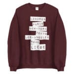 "Londres, Paris, New-York... Liège" Sweatshirt – Image 5