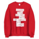 "Londres, Paris, New-York... Liège" Sweatshirt – Image 8