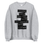 "Londres, Paris, New-York... Liège" Sweatshirt – Image 4