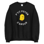 "P'tit poyon d'amour" Sweatshirt – Image 5