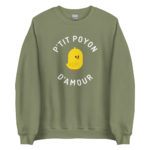 "P'tit poyon d'amour" Sweatshirt – Image 6