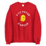 "P'tit poyon d'amour" Sweatshirt – Image 8