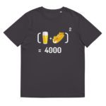 “Chope et mitraillette au Carré” Tee-shirt éco-friendly – Image 5