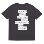 “Londres, Paris, New-York... Liège” Tee-shirt éco-friendly – Image 4