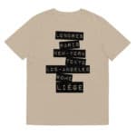 “Londres, Paris, New-York... Liège” Tee-shirt éco-friendly – Image 5