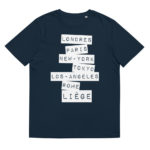 “Londres, Paris, New-York... Liège” Tee-shirt éco-friendly – Image 6