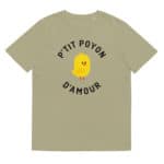 “P'tit poyon d'amour” Tee-shirt éco-friendly