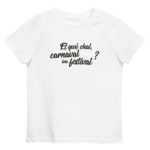 "Et qwè chal, carnaval ou festival ?" Tee-shirt éco-friendly enfant – Image 2