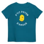 "P'tit poyon d'amour" Tee-shirt éco-friendly enfant – Image 5