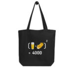 "Chope et mitraillette au Carré" Tote bag éco-friendly