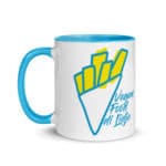 "Vegan Food di Lîdje" Mug coloré – Image 4