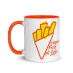 "Vegan Food di Lîdje" Mug coloré – Image 5