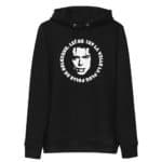 "Liège est la ville la plus folle de Belgique." Jacques Brel - Sweat à capuche éco-friendly – Image 3