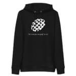 "Ceci n’est pas une gauf’ au suc’" Sweat à capuche éco-friendly – Image 4