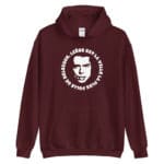 "Liège est la ville la plus folle de Belgique." Jacques Brel - Sweat à capuche – Image 7