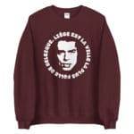 "Liège est la ville la plus folle de Belgique." Jacques Brel - Sweatshirt – Image 5