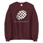 "Ceci n’est pas une gauf’ au suc’" Sweatshirt – Image 7