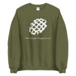 "Ceci n’est pas une gauf’ au suc’" Sweatshirt