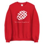 "Ceci n’est pas une gauf’ au suc’" Sweatshirt – Image 8